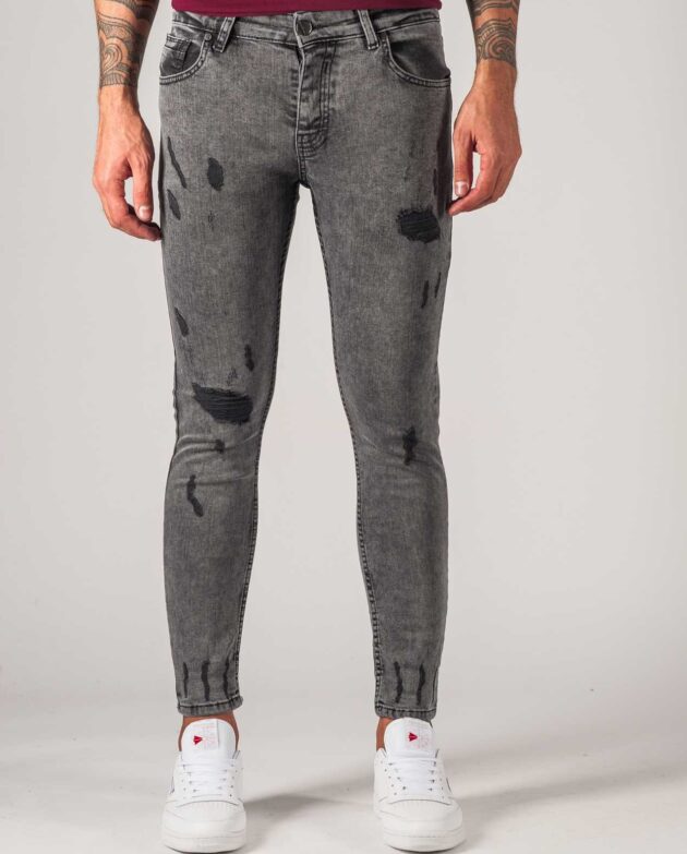Стильные мужские джинсы skinny fit. Арт.:7-769